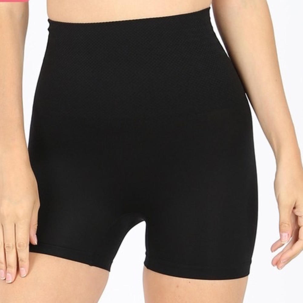 High Waist Tummy Control Seamless Shape wear Black L XL 🆕 by Zenana